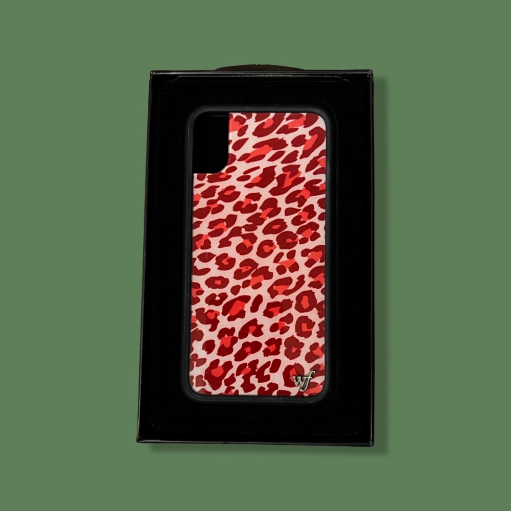 Wildflower Pink Cheetah Print Case for IPhone XS/X
